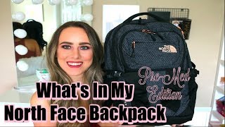 Whats In My North Face Backpack  College PreMed Edition 2019👩🏼‍⚕️ [upl. by Orna570]