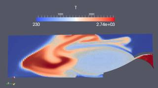 Aerospike Temperature Simulation [upl. by Agiaf924]