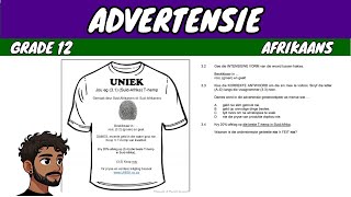 Advertensie Advert Grade 12 Afrikaans [upl. by Solegna927]