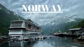 NORWAY CRUISE  MSC GRANDIOSA  Norwegen Kreuzfahrt [upl. by Oconnor385]