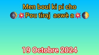 Boul ki paka pa soti jodia 19 Octobre 2024 like pataje [upl. by Gyasi381]