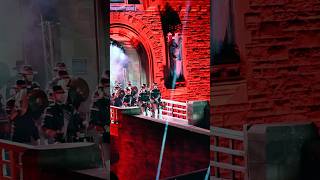 Majesticks Drum Corps Edinburgh Castle shorts edinburghtattoo drums [upl. by Syck]