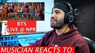 Musician Reacts To BTS Live  NPR [upl. by Pickford]