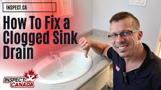 How to Fix a Slow Draining or Clogged Bathroom Sink [upl. by Cleopatre]