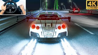 Insane 2000 HP Nissan GTR R35  Assetto Corsa Mods  Logitech G920  Shifter Gameplay [upl. by Sande]