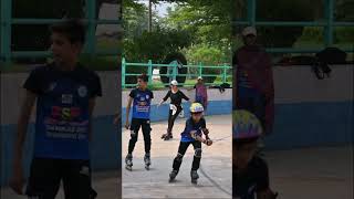 wintersport tigershroff olympicsport skatingshoesrunningonroad skating [upl. by Arvo341]