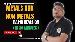 Metals and Nonmetals in 30minutes Rapid Revision board2024 class10 [upl. by Sherman144]