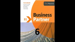 Business Partner B1 Unit 6 Video 633 [upl. by Eiramasil]