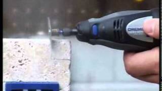 How to Cutting Ceramic Tile  DREMEL  Origo DIY Tools [upl. by Shipp]