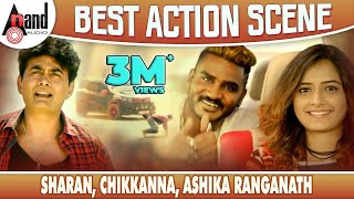 Arumugam Ravishankar  Sharan  Ashika Ranganath  Chikkanna  Best Action Scene Raambo 2 [upl. by Llerahc]