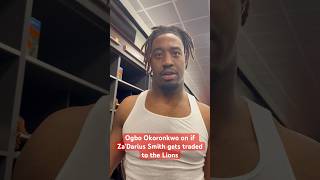 Browns Ogbo Okoronkwo on if Za’Darius Smith gets traded to the Lions [upl. by Lazos596]