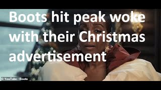 Boots Christmas advertisement stars the woman who complained that the royal family are too white… [upl. by Airbmat674]