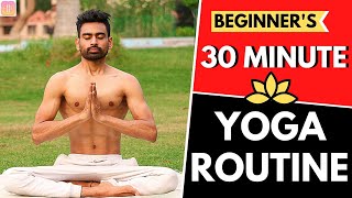 30 Min Daily Yoga Routine for Beginners Follow Along [upl. by Indyc842]