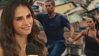 F9s Jordana Brewster on How Paul Walker Made Her Feel So Safe During Intense 2011 Stunt [upl. by Votaw]