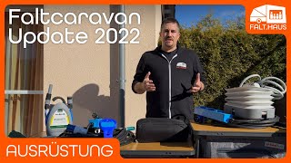 Unser FaltcaravanUpdate für die Campingsaison 2022 [upl. by Atiuqa]