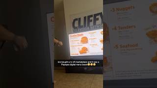 bro bought a Popeyes menu TV 🤣 [upl. by Cherry]