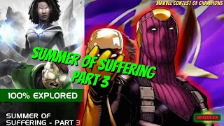 How To Beat MCOC Summer of Suffering Part 3 Photon With A Medium Skill Champion [upl. by Ecirtak]