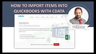 How to Import Items into QuickBooks with CDATA [upl. by Lipcombe]