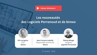 Replay  Les nouveautés de bimeo et des logiciels Perrenoud [upl. by Marjorie]