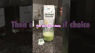 Iced Matcha Latte Recipe icedmatchalatte icedcoffee recipe cooking chill lofi [upl. by Wren]