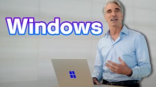 Craig Federighi loves Windows [upl. by Naul]