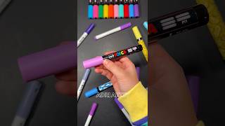 Customizing a… POSCA MARKER shorts [upl. by Devy464]