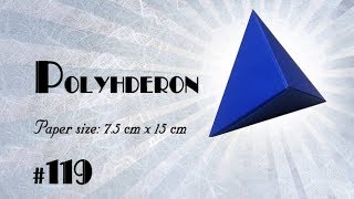 Origami Polyhedron Tutorial How to make [upl. by Antonio]