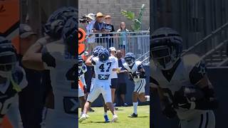 DallasCowboys alternate angle of Caelen Carson and Brevyn SpannFord fight nfl football shorts [upl. by Gierc]