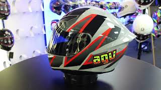 AGV K1 S Blipper Motorcycle Helmet GreyRed [upl. by Waterman45]