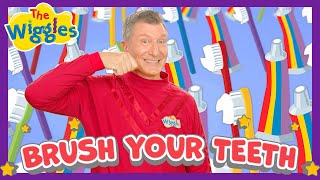 Brush Your Teeth 🪥 Kids Toothbrushing Song with The Wiggles [upl. by Bergeron]