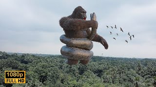 King Kong vs Big Snake Epic Fight [upl. by Anahcar]