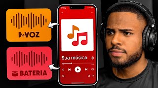 COMO SEPARAR A VOZ E OS INSTRUMENTOS DA MÚSICA ONLINE Muito fácil e sem baixar nada [upl. by Suilmann]