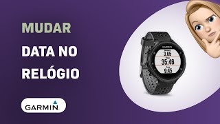 Como Mudar a Data no Seu Garmin Forerunner 235 [upl. by Nosnaj]