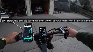 Freego X2 Top Speed Test with Low and High Battery Level [upl. by Bramwell]