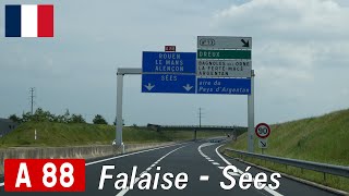 France A88 Falaise  Sées [upl. by Lidaa]