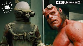 Hellboy Fights Johann Kraus  Hellboy II The Golden Army 4k HDR [upl. by Esinehc]