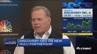 Discovery CEO on Hulu Sling TV deals [upl. by Matteo578]