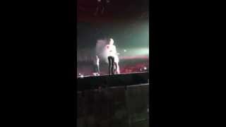 Josh Jon Dan and Sandy dance VS Liam beatbox TMHT Barcelona [upl. by Grous535]