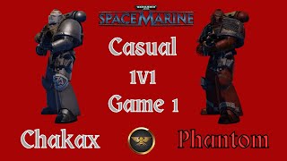 Space Marine Retributors 1v1 w Phantom  151124  Round 1 [upl. by Romano]