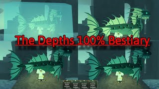 Completing The Depths Bestiary In One Sitting Fisch [upl. by Savill]