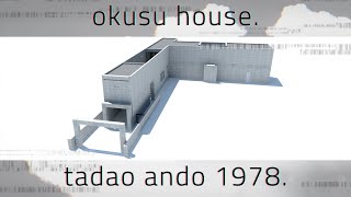 Tadao Ando  Okusu House  1978 [upl. by Aidyn]