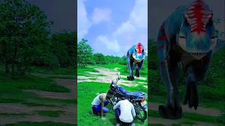 trex dinosaur emerges from magic lamp in jurassic world dominion jurassicworld dinosaur vfx [upl. by Ayyidas55]