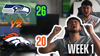 Broncos vs Seahawks WEEK 1 REACTION What happened [upl. by Ahmar]