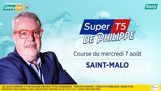 LE PRONO DU SUPER TOP 5 R1C4  07082024  A SAINTMALO [upl. by Salter432]