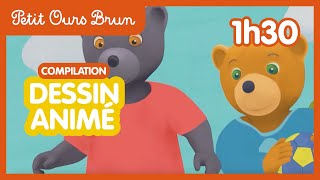 🤩 1H30 dépisodes complets 🤩 Nouvelle compilation Petit Ours Brun I Dessin Animé pour bébé [upl. by Anilorac25]