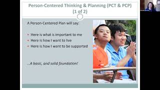 PersonCentered Planning Webinar [upl. by Nwahsud817]