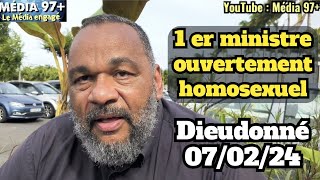 DIEUDONNÉ  Concernant Gabriel ATTAL  Un 1 er ministre OUVERTEMENT HOMOSEXUEL INTERVIEW DIEUDONNÉ [upl. by Aicirtam]