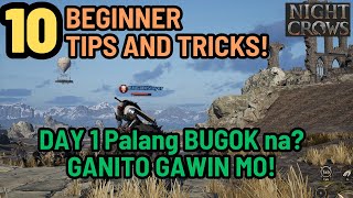 TOP 10 Essential Tips and Tricks for Beginners in NIGHT CROWS GLOBAL  NFT GAME  PLAY TO EARN [upl. by Nwotna]