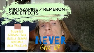 Remeron  Mirtazapine Side Effects and MASSIVE Withdrawal Side Effects [upl. by Helms]