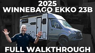 2025 Winnebago Ekko Sprinter 23B AWD Class C RV  Includes Onboard Generator FULL WALKTHROUGH [upl. by Niret]